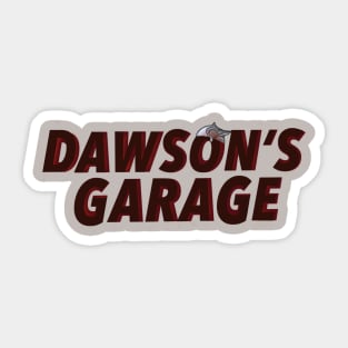 Dawson's Garage Sticker